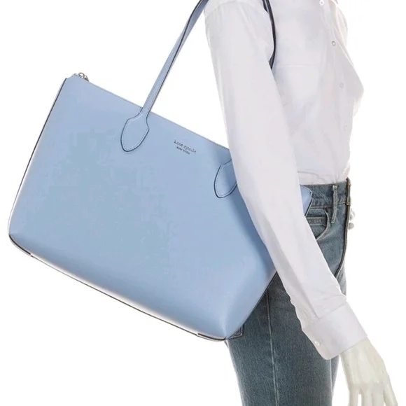 Kate Spade Light Blue Tote. NWOT - Picture 4 of 10